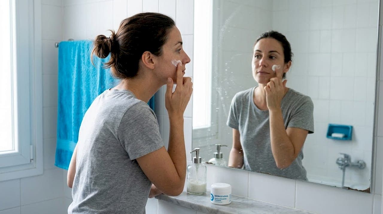 Aplica la crema hidratante para potenciar tu belleza facial